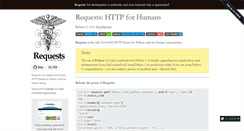 Desktop Screenshot of docs.python-requests.org