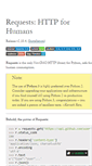 Mobile Screenshot of docs.python-requests.org